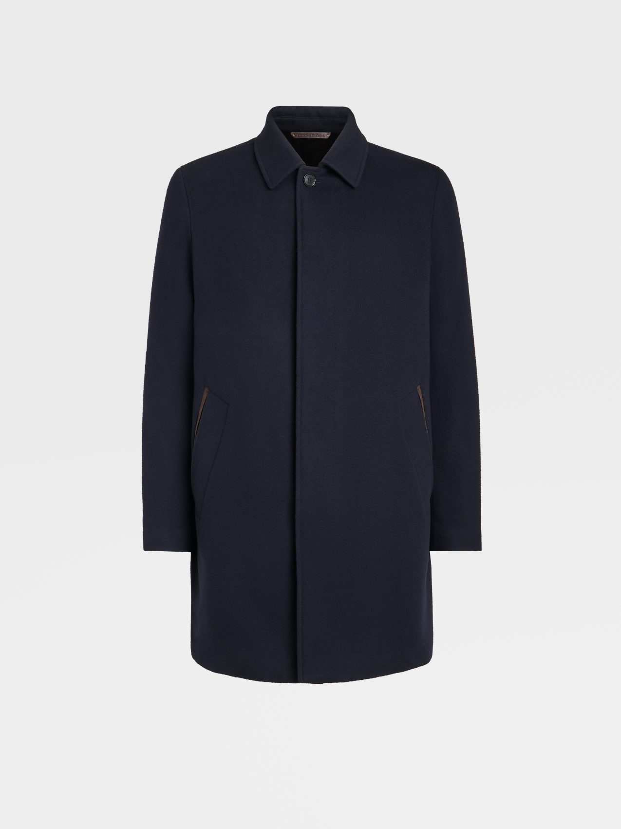 12milmil12 Wool Trenchcoat with Mink Fur